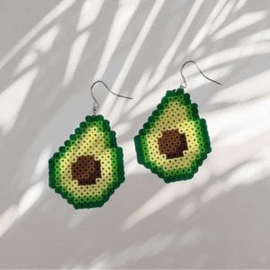 Handmade Avocado Earrings